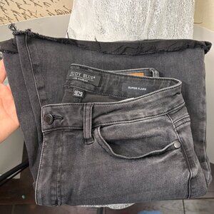 Judy Blue Super Flare High Rise Black Jeans JB88116 Size 9/29 Boho EXCELLENT EUC